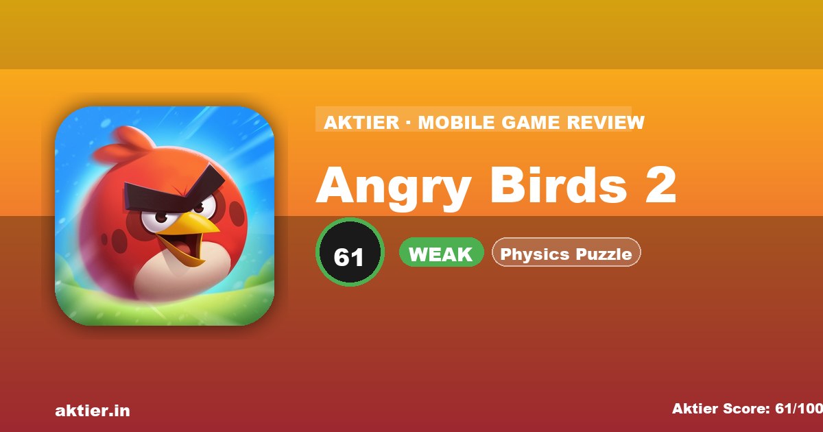 Angry Birds 2 – Review, Features & Tips