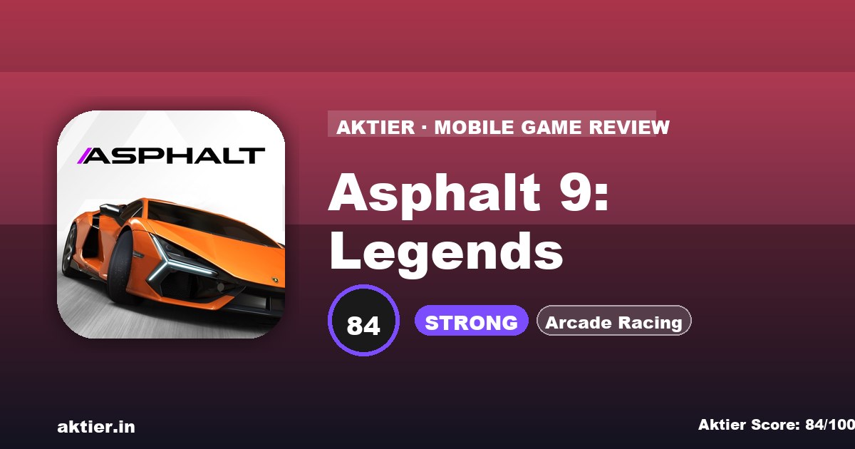 Asphalt 9: Legends – Review, Features & Tips