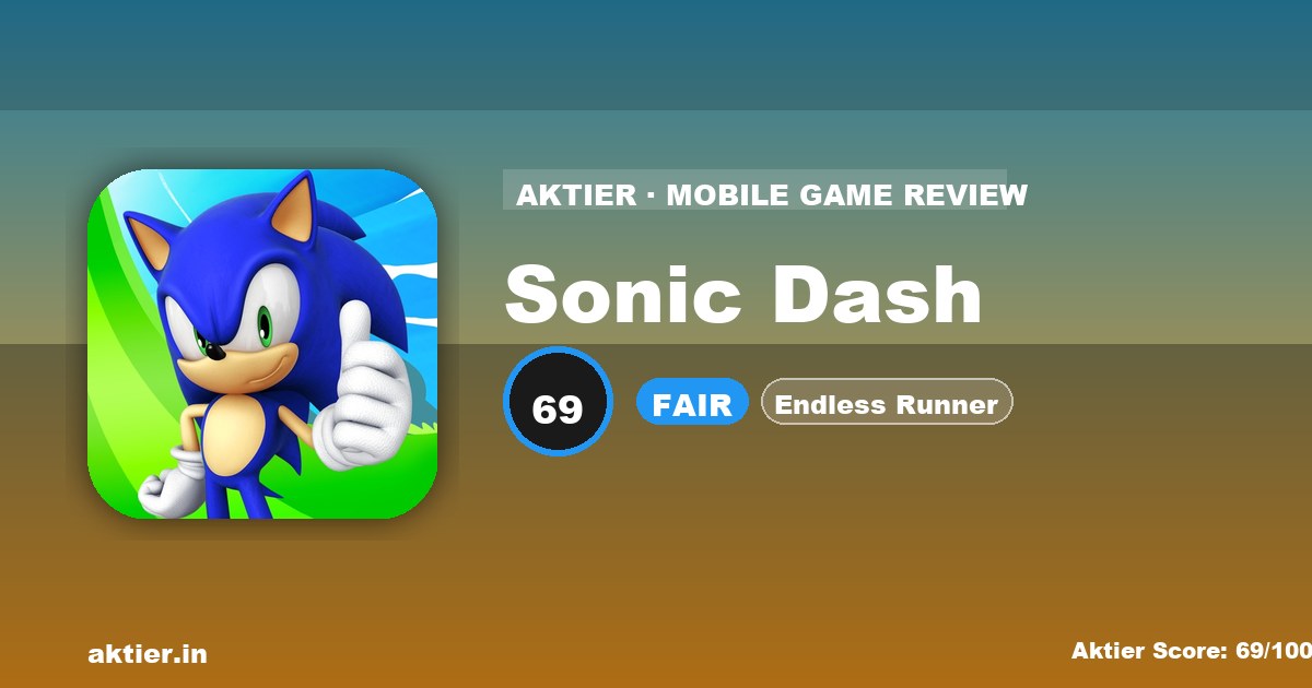 Sonic Dash – Review, Features & Tips